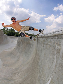 Connor skateboarding at riley skate park in farmington michigan Photography